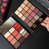 all in one makeup palette kit with eyeshadow/highligher/l blusher/lip stick/eyebrow povwder